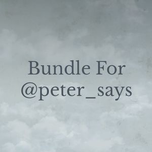 Bundle for @peter_says